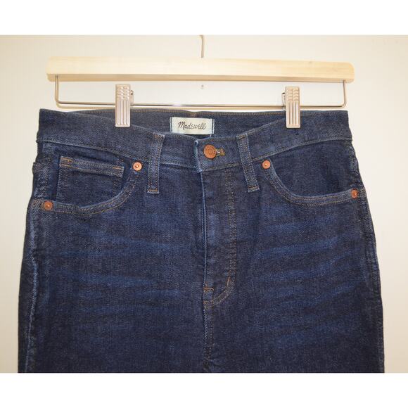 Madewell 10" Skinny Jeans Dark Wash Size 28 - Picture 3 of 6